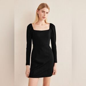 Boden Square Neck Mini Dress TALL